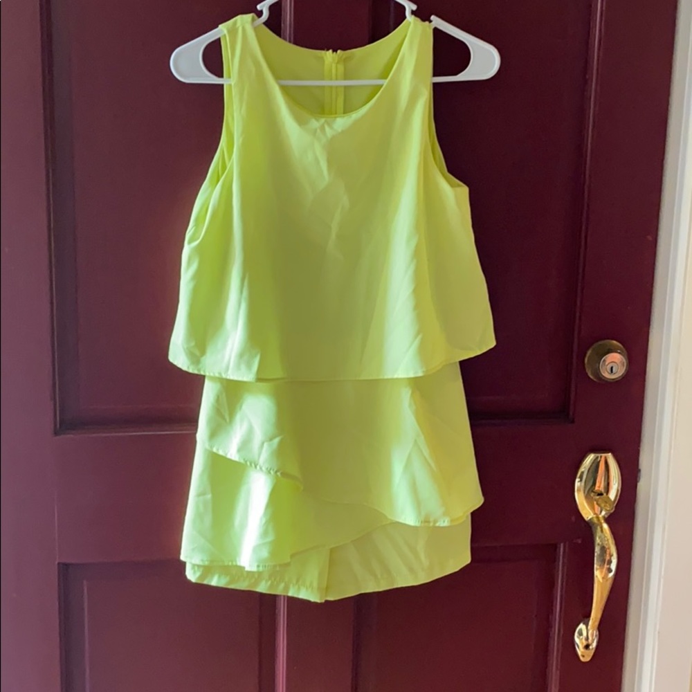 Yellow romper - sz s